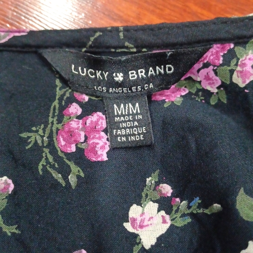Lucky Brand floral blouse